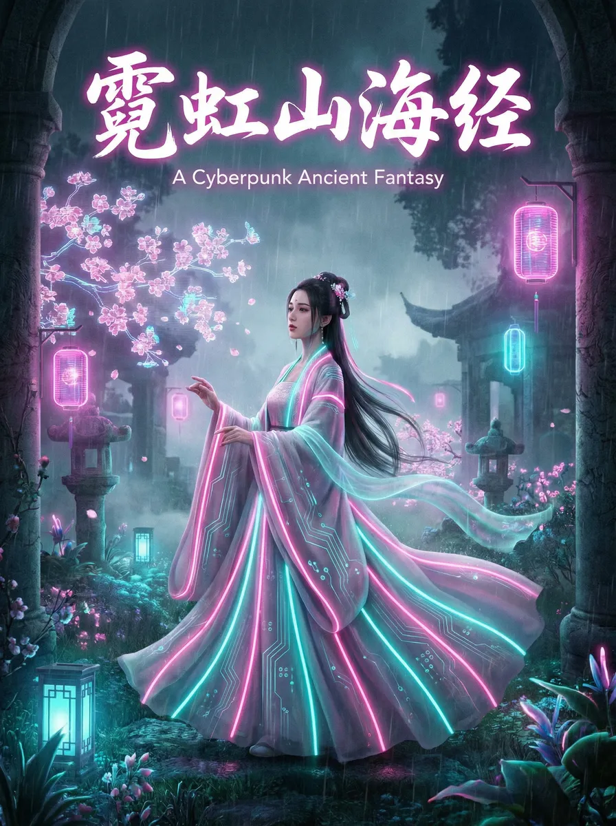 RAPPER免费看一次 古风奇缘短剧 - 霓虹山海经海报